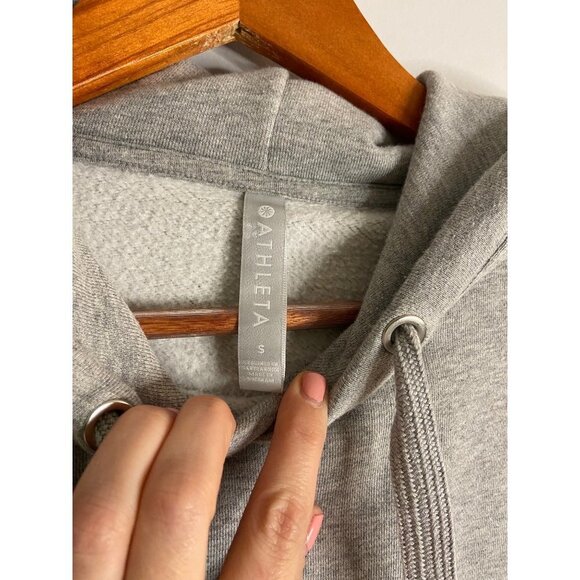 Athleta 247 Grey Hoodie- size Small - Picture 8 of 8